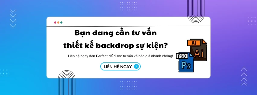 CTA tư vấn thiết kế backdrop sự kiện
