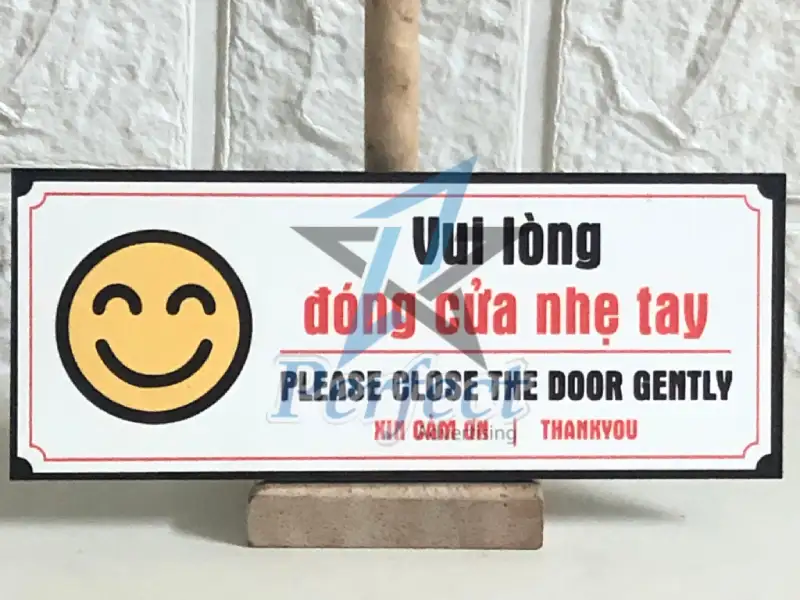 Các chính sách áp dụng trong dịch vụ sản xuất bảng thông báo formex