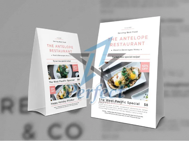 Lưu ý khi thiết kế và in ấn tent card