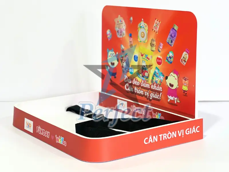 Khay Sampling Quảng Cáo Kẹo Dẻo WOLFOO