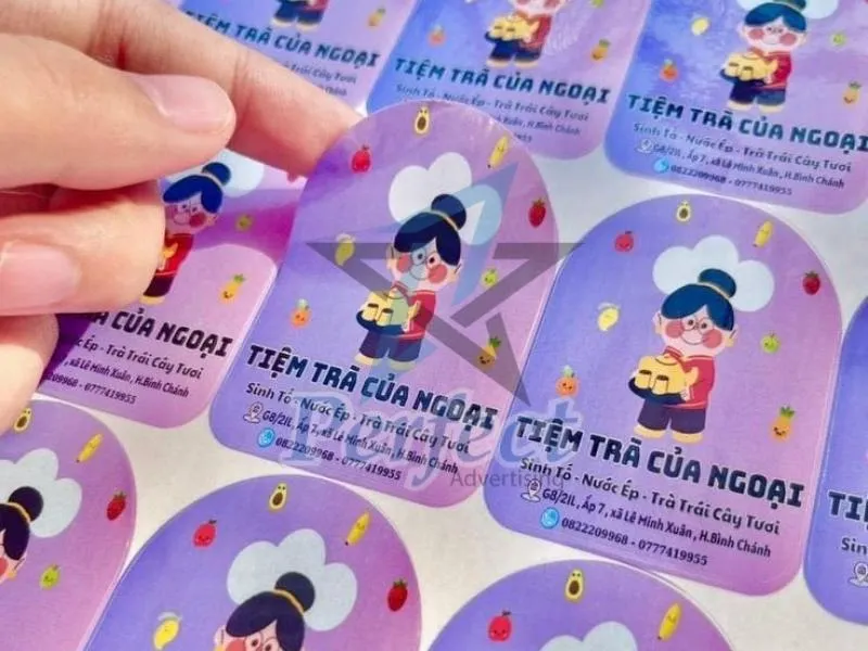 Dịch vụ in tem nhãn decal tại Perfect