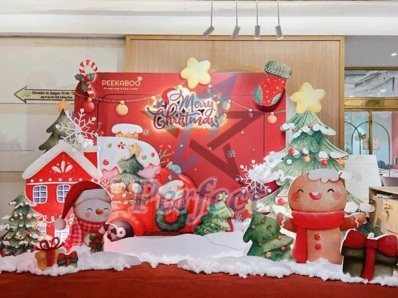 Ứng dụng thực tiễn của backdrop giáng sinh
