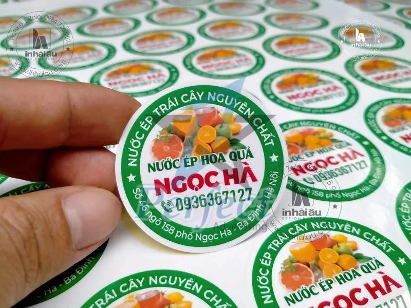 báo giá in tem nhãn decal