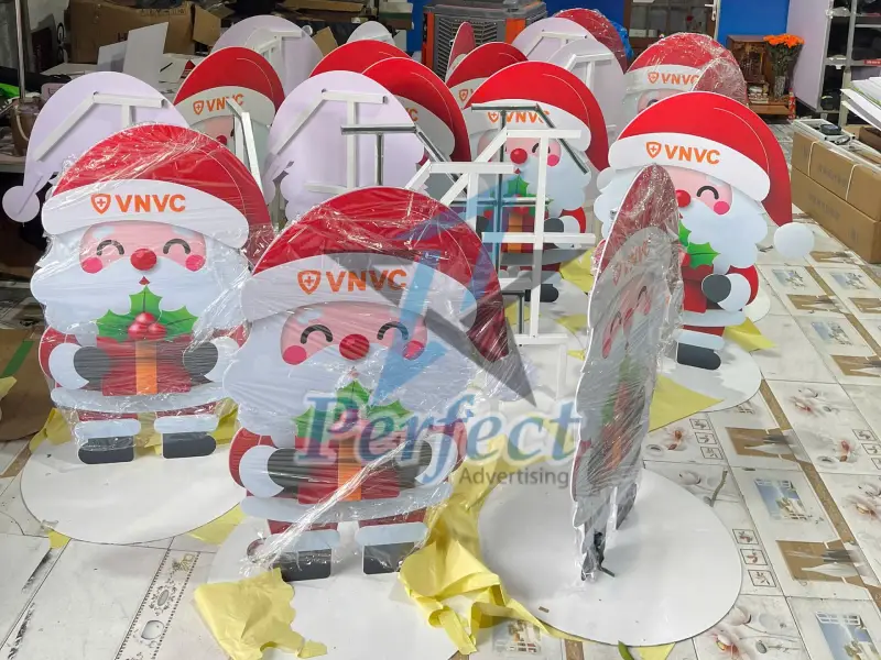 đơn hàng mô hình noel formex ông già noel 3D