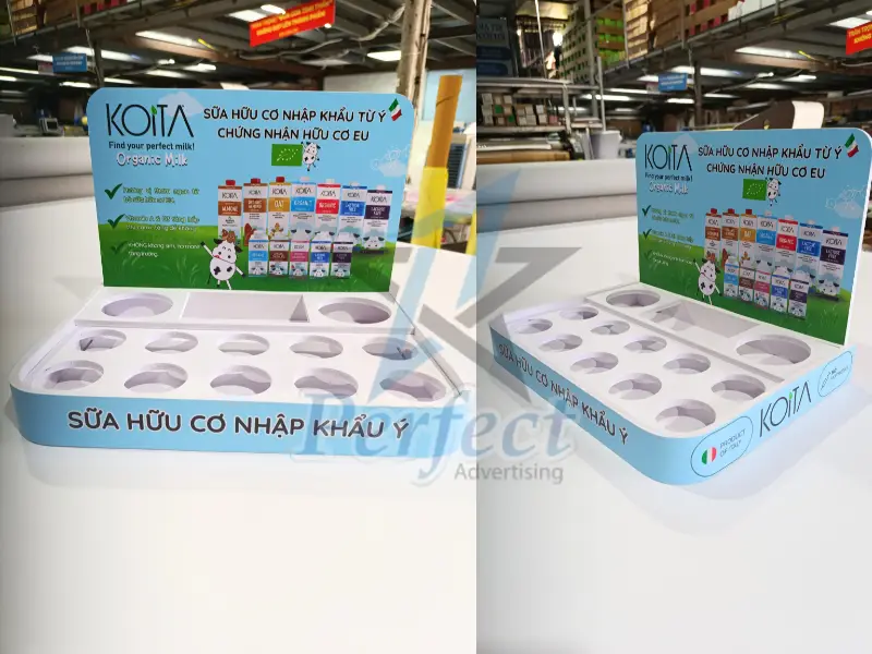 Khay Sampling Giới Thiệu Sữa Hữu Cơ Nhập Khẩu KOITA