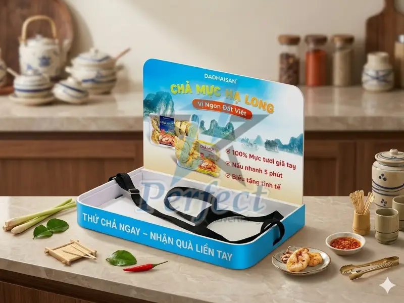 Khay Sampling Dùng Thử Chả Mực Hạ Long Thương Hiệu Đảo Hải Sản