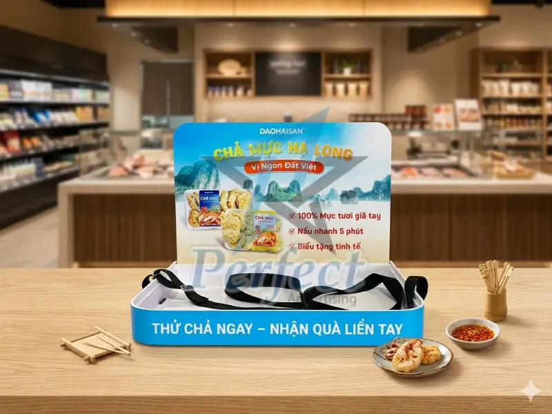 Khay Sampling Dùng Thử Chả Mực Hạ Long Thương Hiệu Đảo Hải Sản