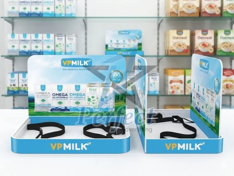 Khay Sampling Dùng Thử Sữa Ngon Tăng Tương Tác Và Ghi Nhớ Thương Hiệu
