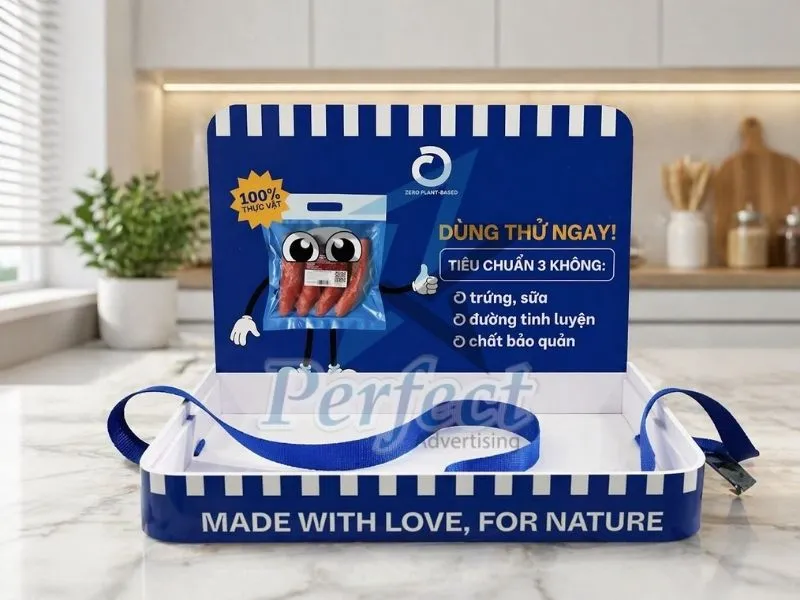 Khay Sampling Quảng Cáo Bánh Mì Thương Hiệu ZERO PLANT – BASED