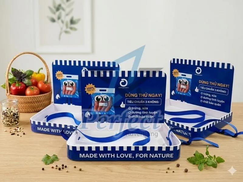 Khay Sampling Quảng Cáo Bánh Mì Thương Hiệu ZERO PLANT – BASED