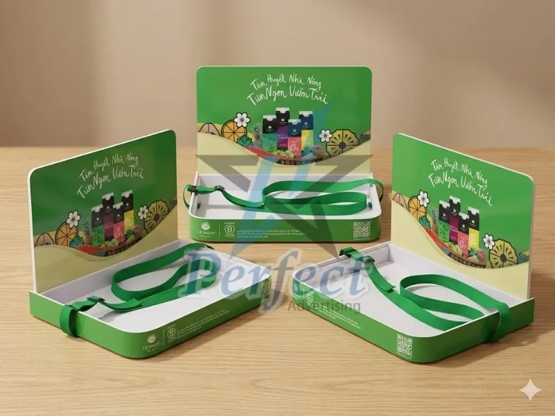 Khay Sampling Quảng Cáo Nước Ép Tươi Sạch Le Fruit