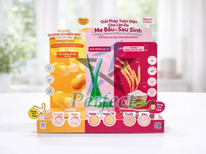 Khay Sampling Giới Thiệu Kem Dưỡng Da Chăm Sóc Mẹ Và Bé| Mama Choice