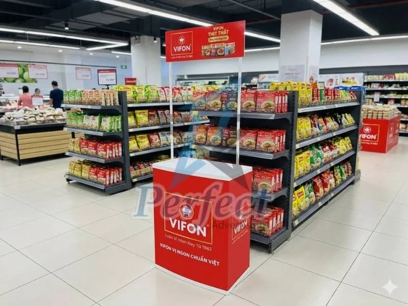 Booth Sampling Giá Rẻ Quảng Bá Mì VIFON