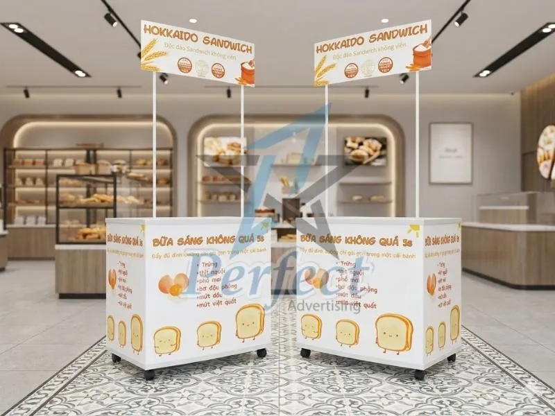 Quầy Lưu Động Thức Ăn Sáng Thương Hiệu Hokkaido Sandwich