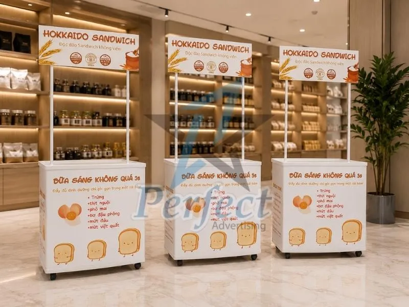 Quầy Lưu Động Thức Ăn Sáng Thương Hiệu Hokkaido Sandwich
