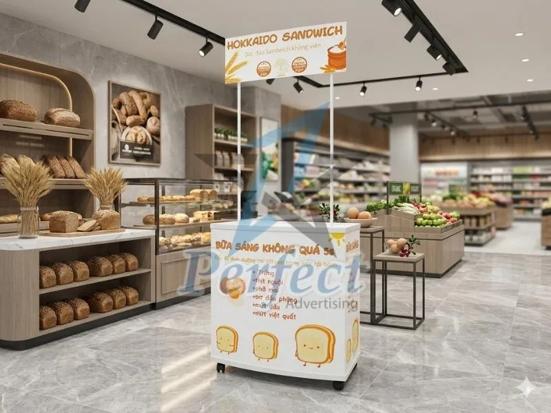 Quầy Lưu Động Thức Ăn Sáng Thương Hiệu Hokkaido Sandwich