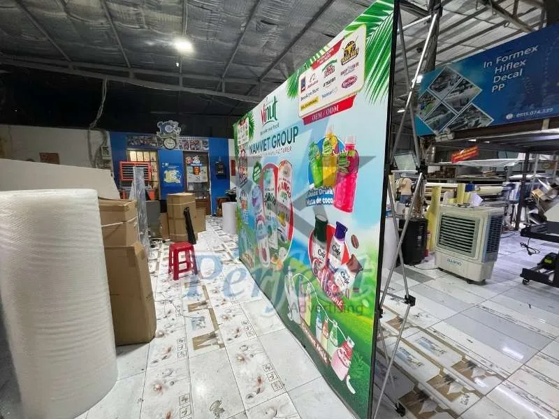 Backdrop Ra Mắt Sản Phẩm Mới Thương Hiệu Vinut Thuộc Namviet Group