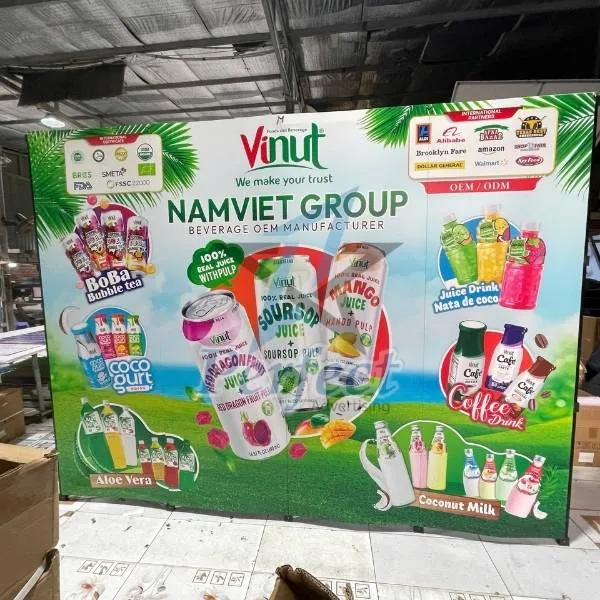 Backdrop ra mắt sản phẩm mới nổi bật thương hiệu