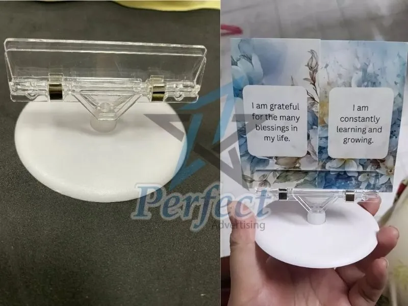 Kẹp Nhựa Đế Tròn Cao 5CM