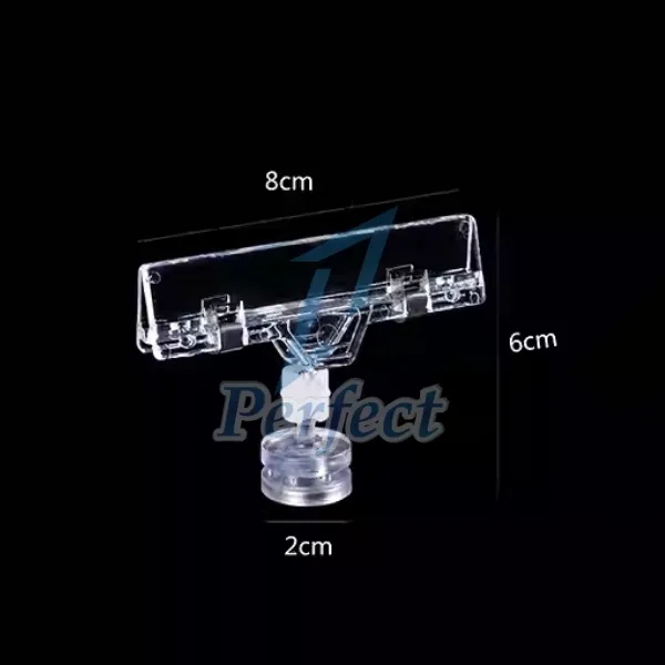 kẹp nhựa hít trong suốt dễ tháo lắp