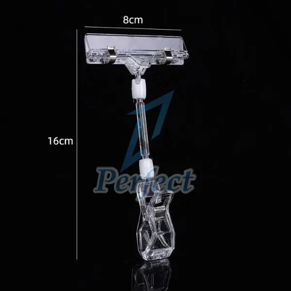 kẹp nhựa wobbler cao cấp 16CM lắp đặt nhanh trên kệ trưng bày