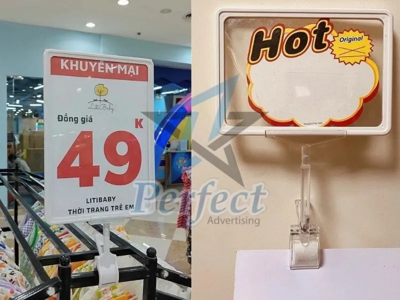 Khung Bảng Giá A4 Siêu Thị