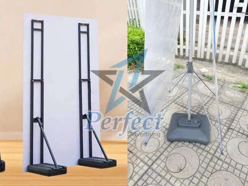 Khung standee đế nước