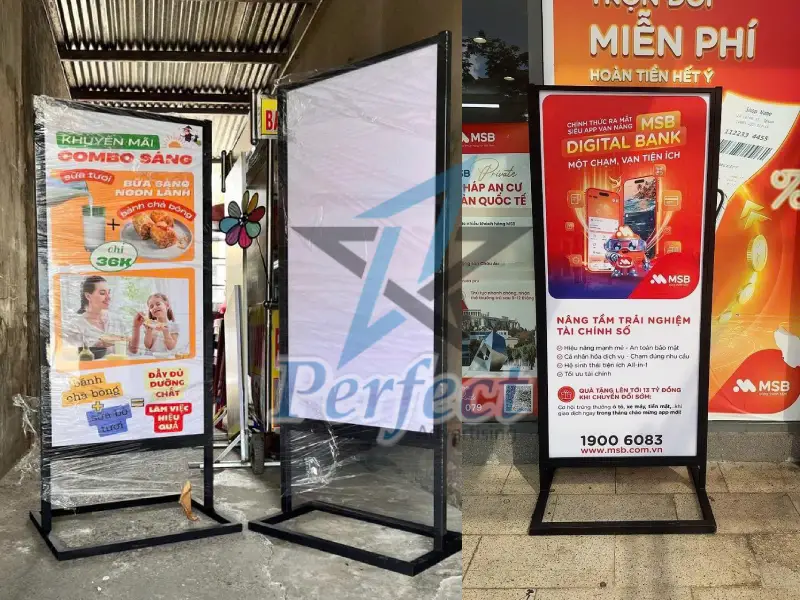 Khung standee sắt