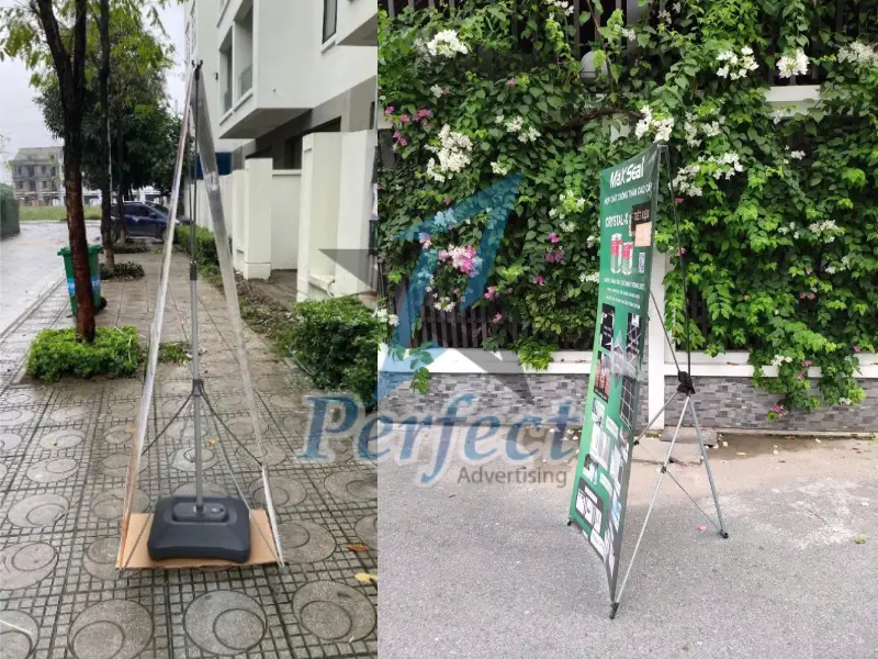 Kích thước khung standee phổ biến