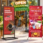 Standee Khai Trương Đẹp, Chuyên Nghiệp Tại TPHCM