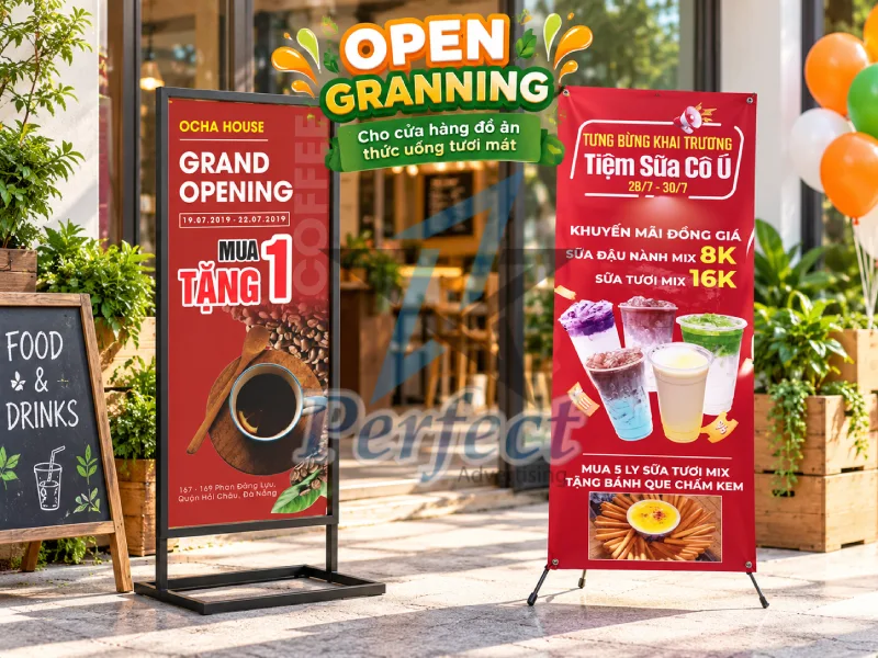 Standee Khai Trương Đẹp, Chuyên Nghiệp Tại TPHCM