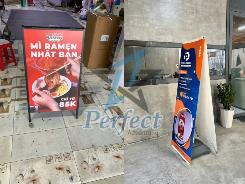 standee 2 mặt tphcm giá rẻ tận xưởng